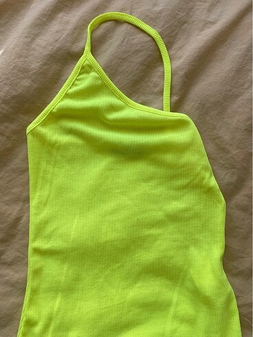 xs Beden NEON YEŞİL ZIBIN BLUZ
