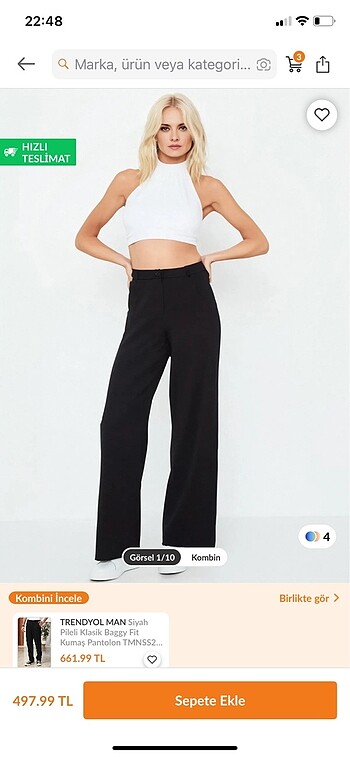 trendyol milla pantolon