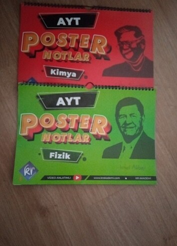 Ayt fizik ayt kimya poster notlar 