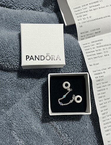 Beden orjinal pandora guvenlik zinciri klipsi