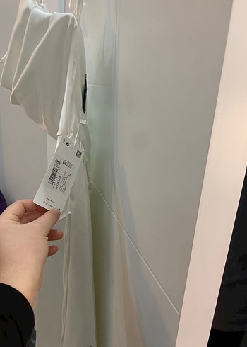 Askılı Beyaz A Kesim Uzun Gelinlik - Görsel 5