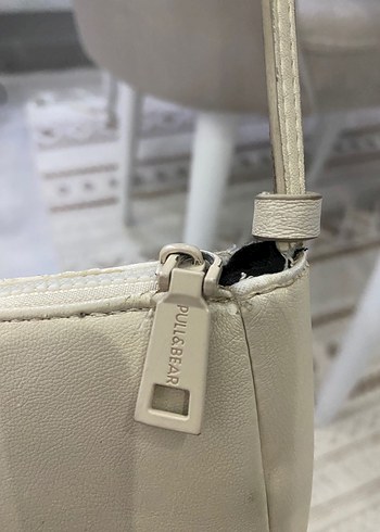 Minimalist Beyaz Deri Kadın Çanta - Görsel 2