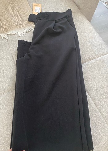 Siyah Kadın Kumaş Pantolon - Görsel 3