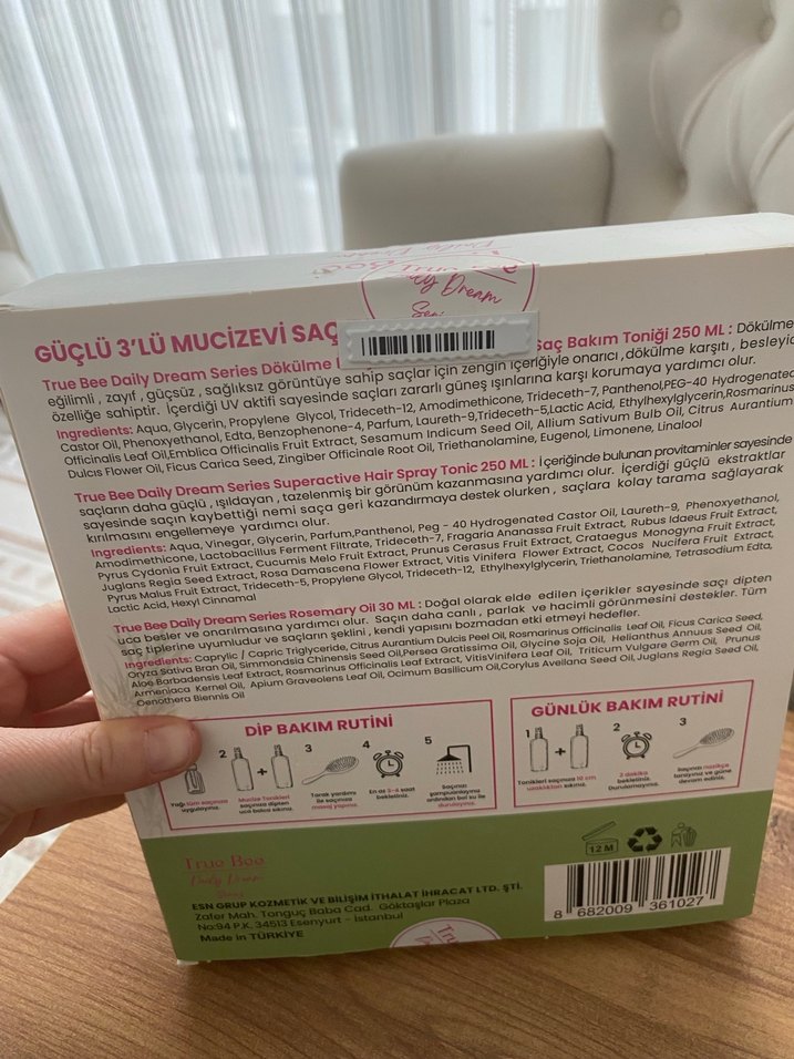 Güçlü 3'lü Mucizevi Saç Bakım Seti - Görsel 2