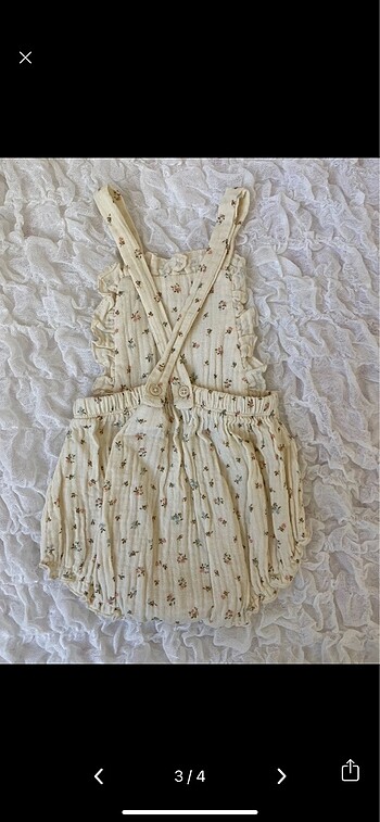 9-12 Ay Beden Zara romper