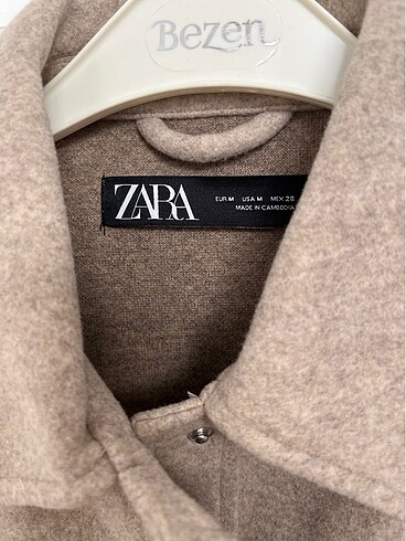 m Beden camel Renk Zara ceket