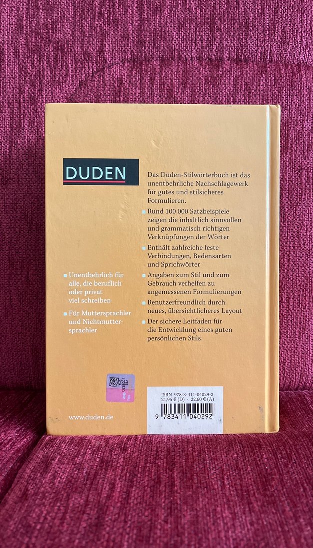Duden Stilwörterbuch Almanca Sözlük 9. Baskı - Görsel 2