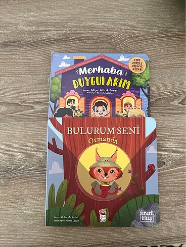 Merhaba Duygularım sıfır jelatinli kitap ve Bulurum Seni Ormanda