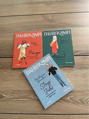 3 adet sıfıt dahiler sınıfı kitap seti
