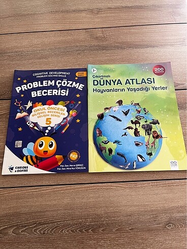 2 adet sıfır çocuk kitabı