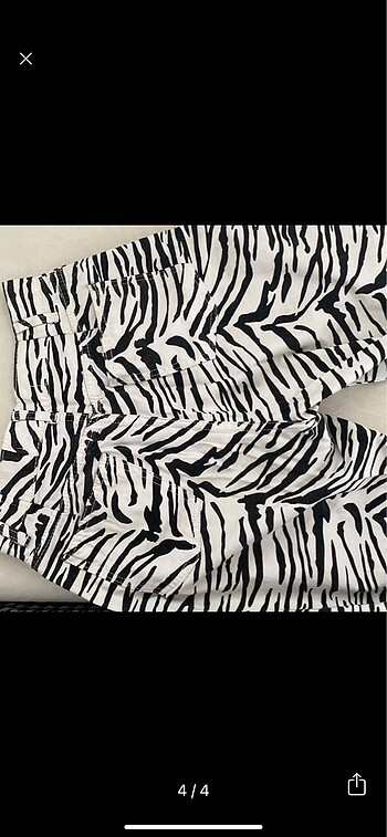 Zebra desen jean