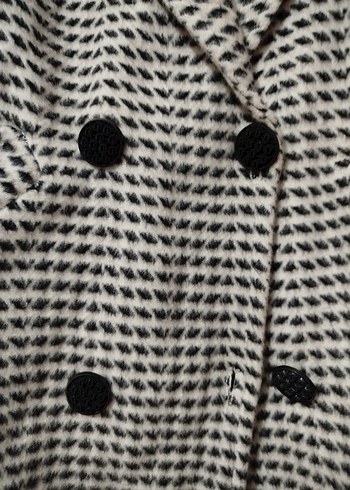 Gri Düğmeli Mini Kadın Ceket - Görsel 2