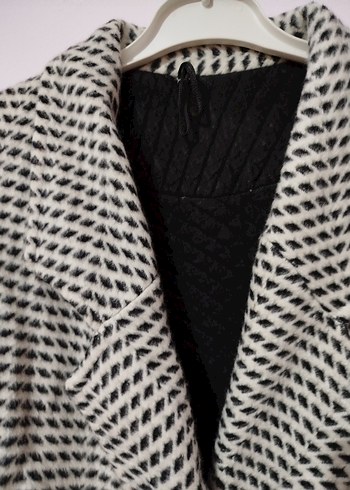 Gri Düğmeli Mini Kadın Ceket - Görsel 6