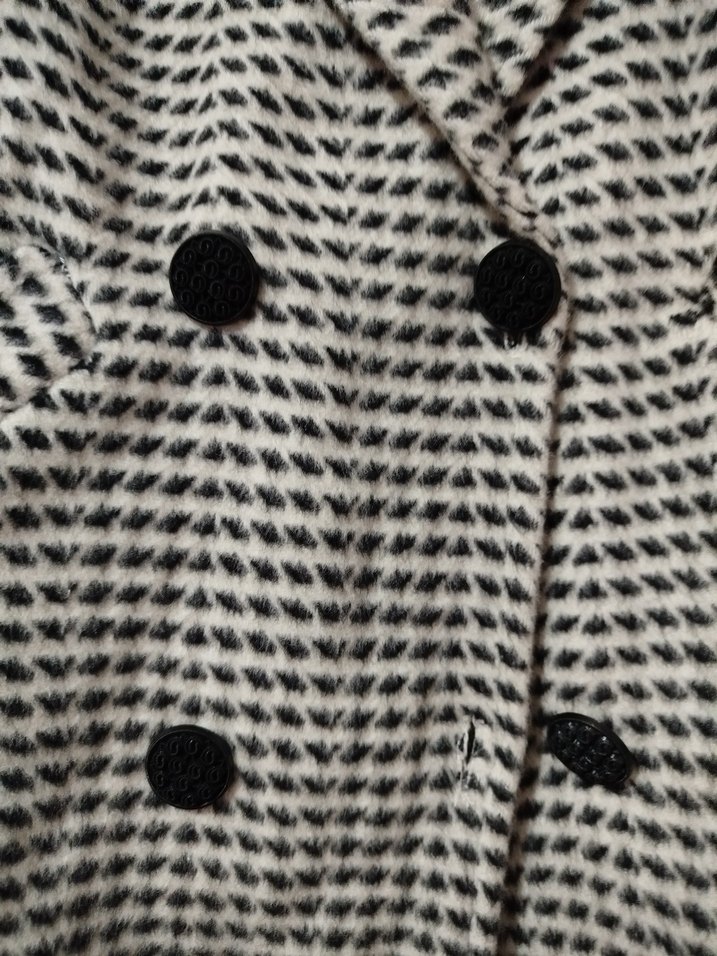 Gri Düğmeli Mini Kadın Ceket - Görsel 2