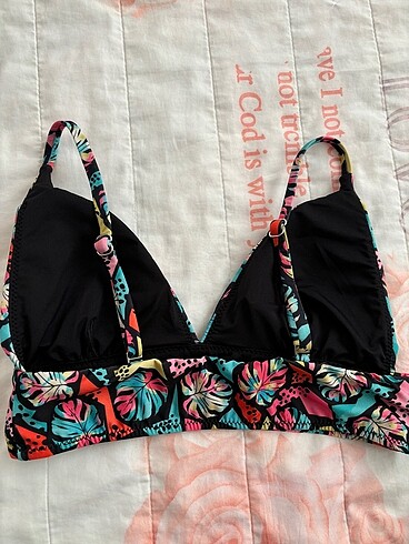 s Beden Renkli bikini üstü