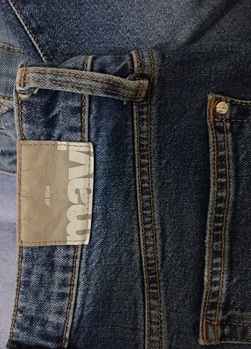 27 Beden mavi Renk Mavi mom jeans