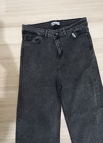 Antrasit wide leg jeans