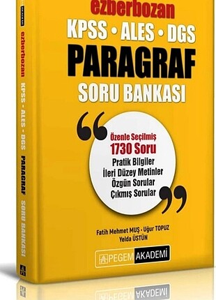 Ezberbozan paragraf soru bankası 