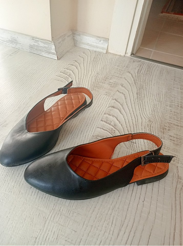 Kahverengi Tokalı Kadın Babet - Görsel 2