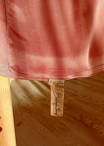 Kadın Lila Saten Şal - Görsel 3