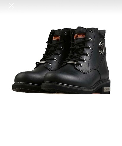 39 Beden siyah Renk Harley Davidson 025G100128 Jim Deri Unisex Bot SİYAH