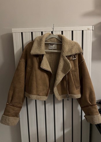 Kürk Detaylı Stradivarius Kadın Ceket