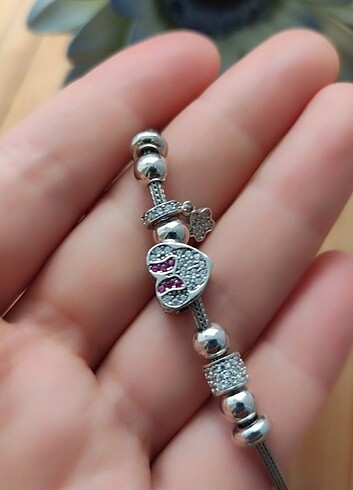  Beden 925 ayar gümüş Pandora model bileklik
