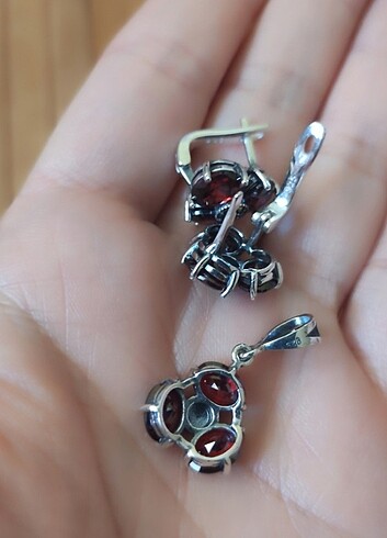 swarovski 925 ayar gümüş takı seti