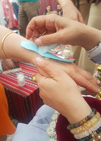 Beyaz Hint el süsleme  - Görsel 5