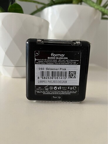 Flormar Flormar ışıltılı bake on pembe allık