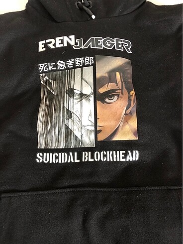 kapşonlu sweat eren attack on titan