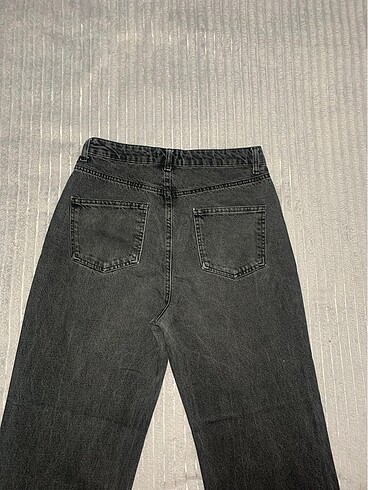 40 Beden Wide leg antrasit kot pantolon