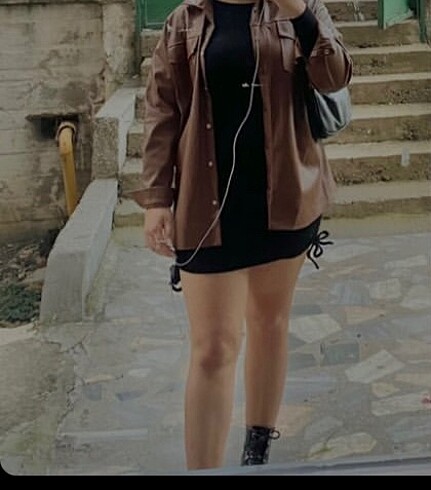 Deri blazer ceket