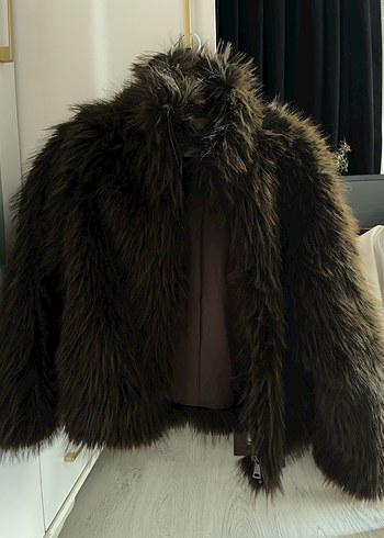 Kahverengi Kısa Kürk - Görsel 3