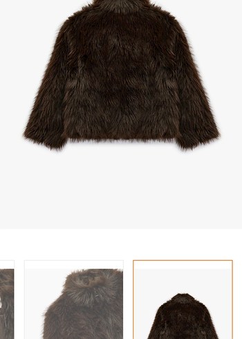 Kahverengi Kısa Kürk - Görsel 2