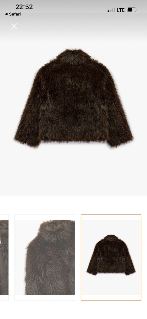 Kahverengi Kısa Kürk - Görsel 2