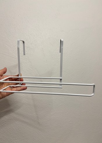 Beyaz Metal Askı Havluluk
