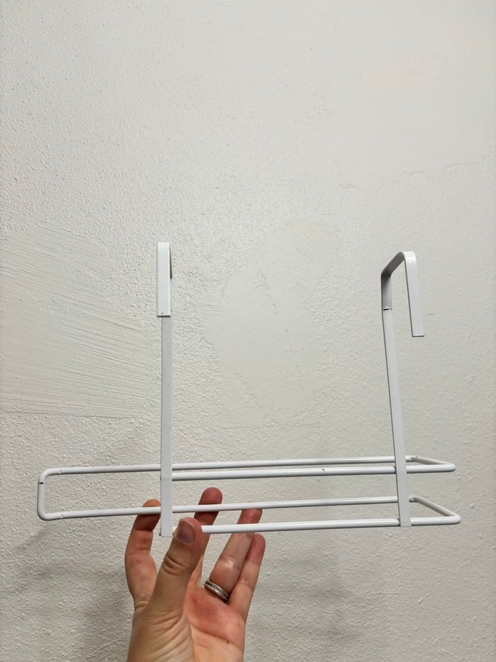 Beyaz Metal Askı Havluluk - Görsel 2