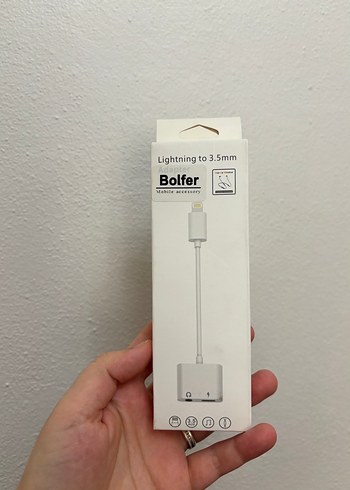 Aux Apple dönüştürücü - Lightning to 3.5 mm - Görsel 3