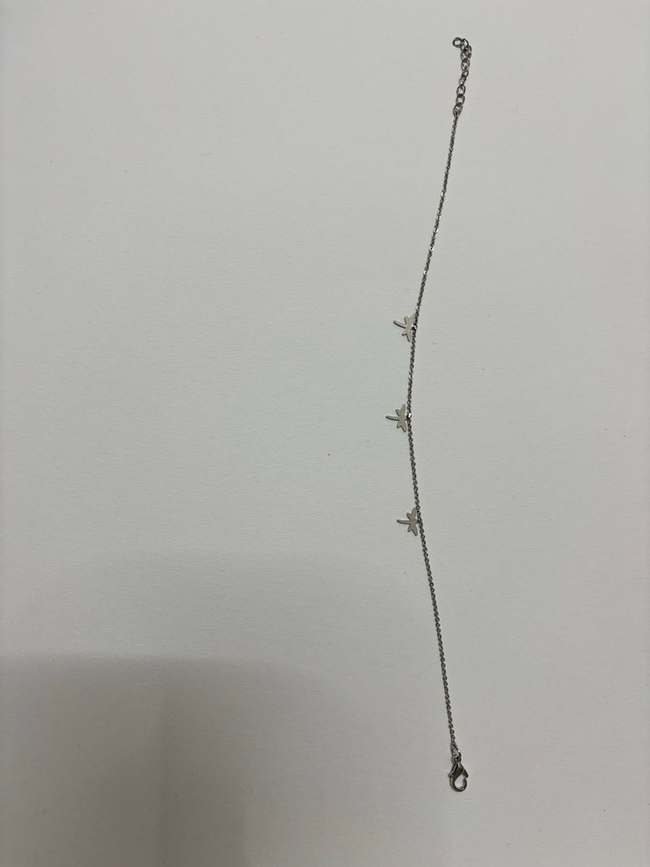 Gri Zincir Detaylı Kadın Halhal - 3 ADET - Görsel 3