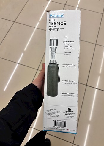 Orcamp Çelik Termos 1500 ml - Görsel 5