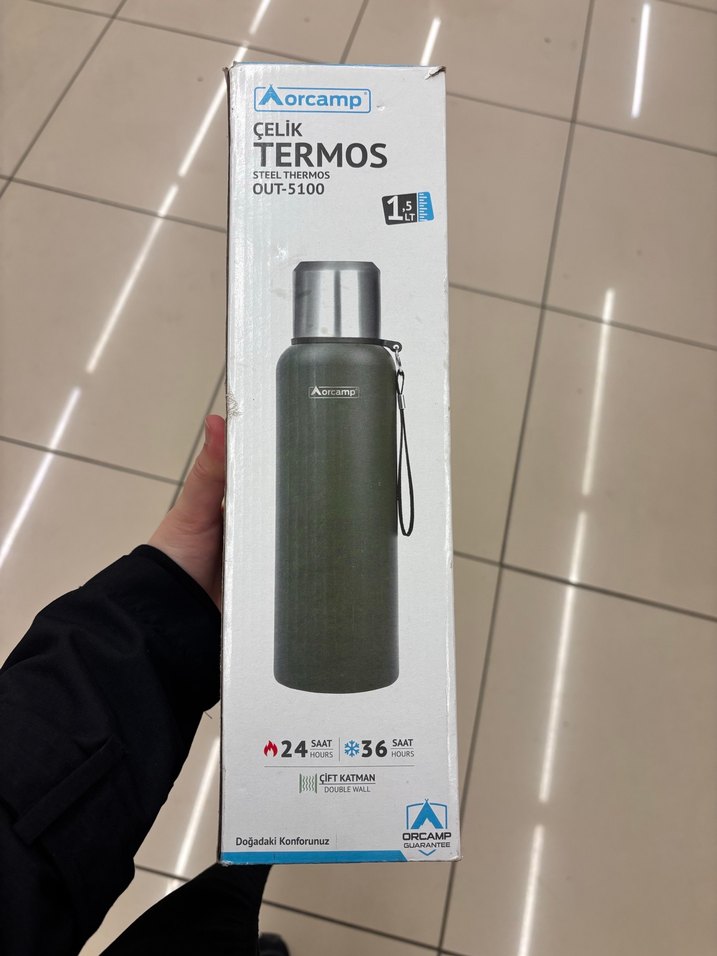 Orcamp Çelik Termos 1500 ml - Görsel 4