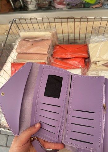 Turuncu Kadın El Cüzdanı - Görsel 6