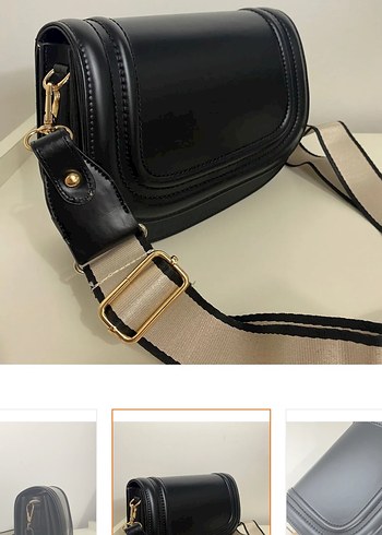 Siyah Klasik Stil Çanta - Görsel 2