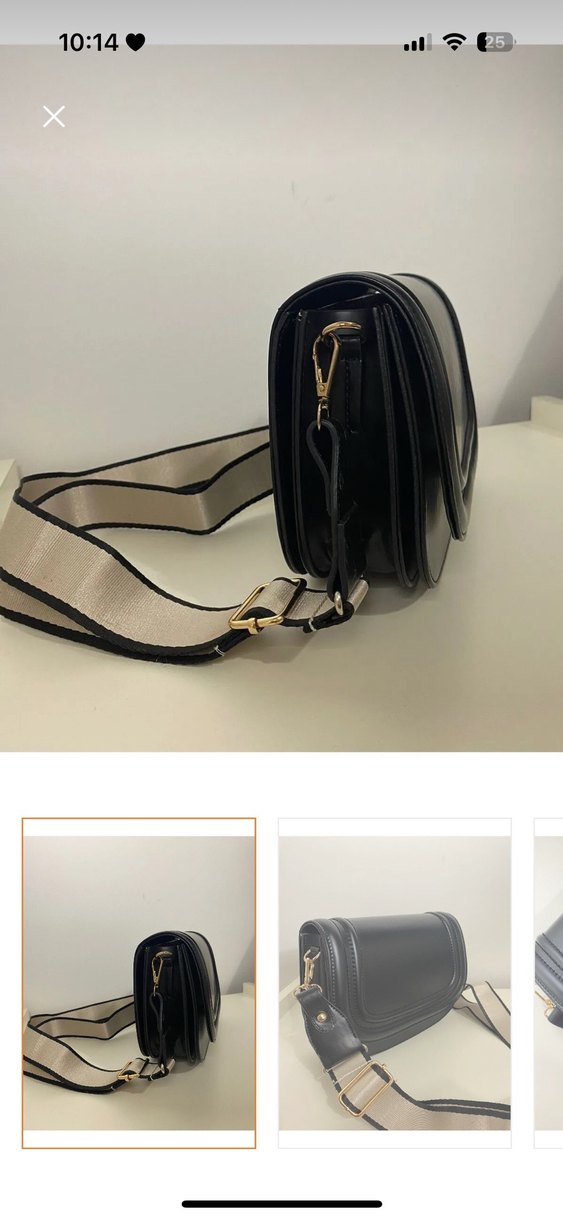 Siyah Klasik Stil Çanta - Görsel 4