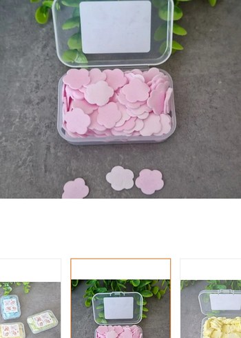 Sihirli Sabun. Sabunlar kokulu çiçek modeldir. - Görsel 3