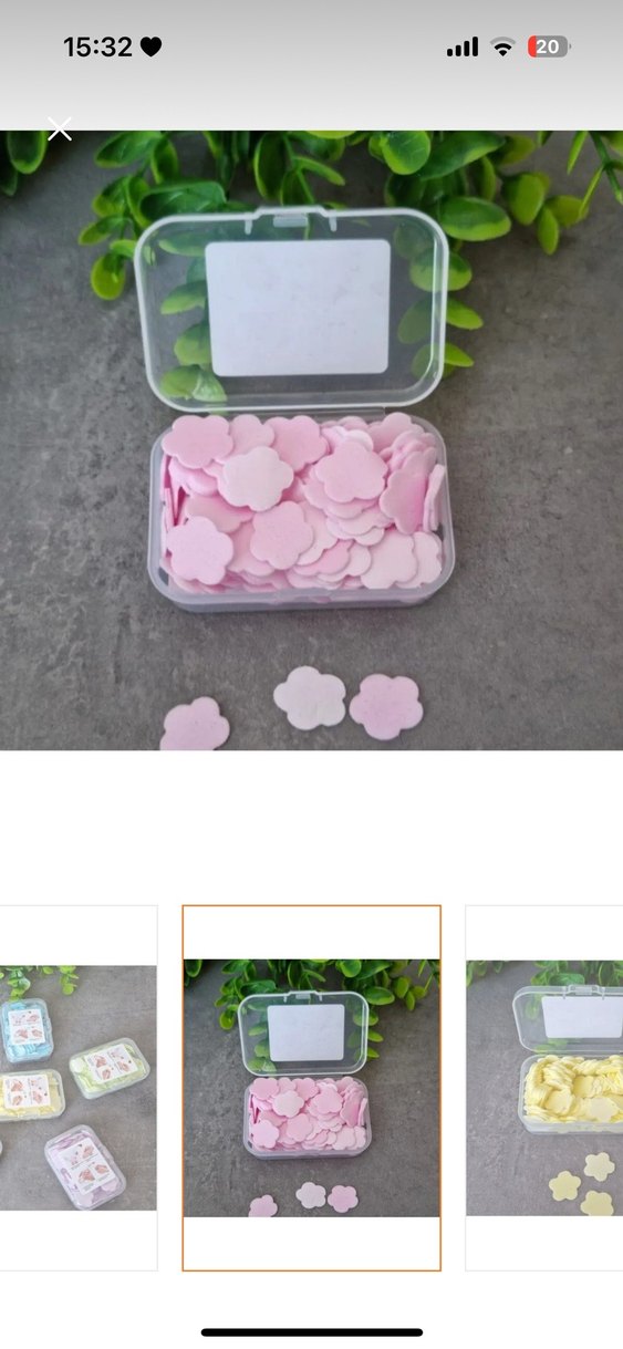 Sihirli Sabun. Sabunlar kokulu çiçek modeldir. - Görsel 3