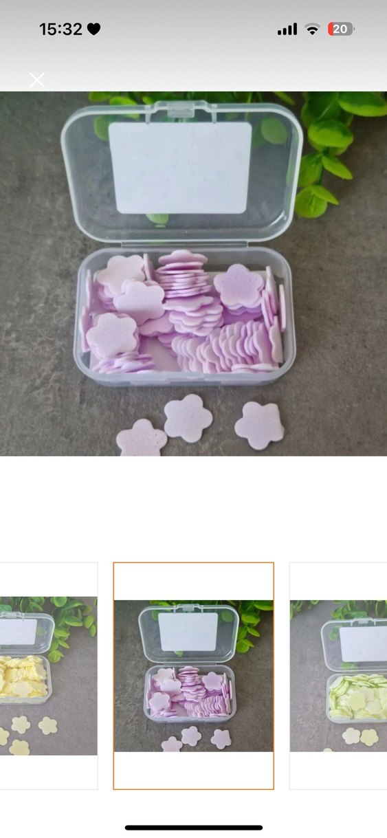 Sihirli Sabun. Sabunlar kokulu çiçek modeldir. - Görsel 5