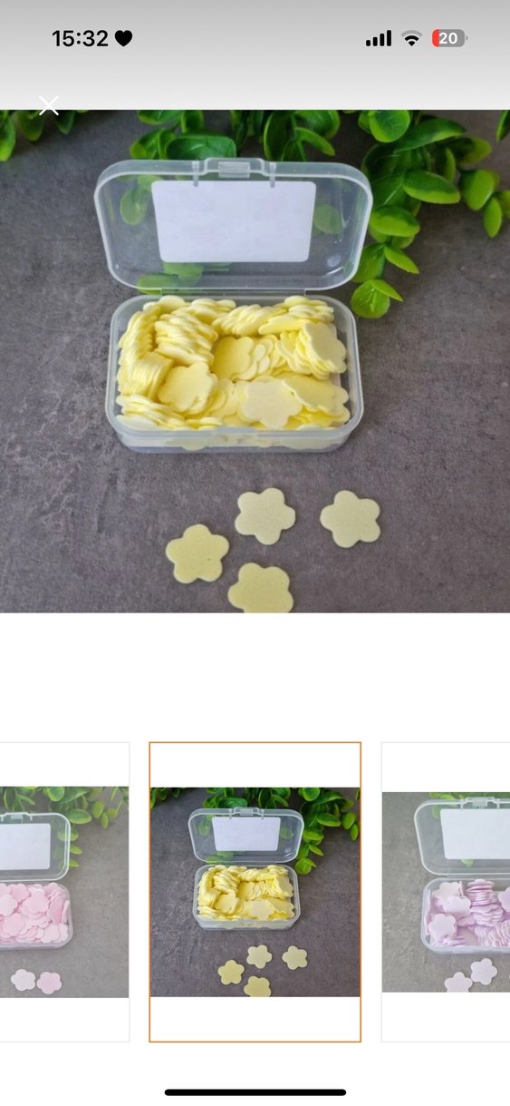 Sihirli Sabun. Sabunlar kokulu çiçek modeldir. - Görsel 4