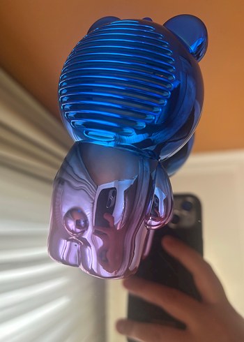 Kiwi şarjlı mini fan - mavi renk - Görsel 5